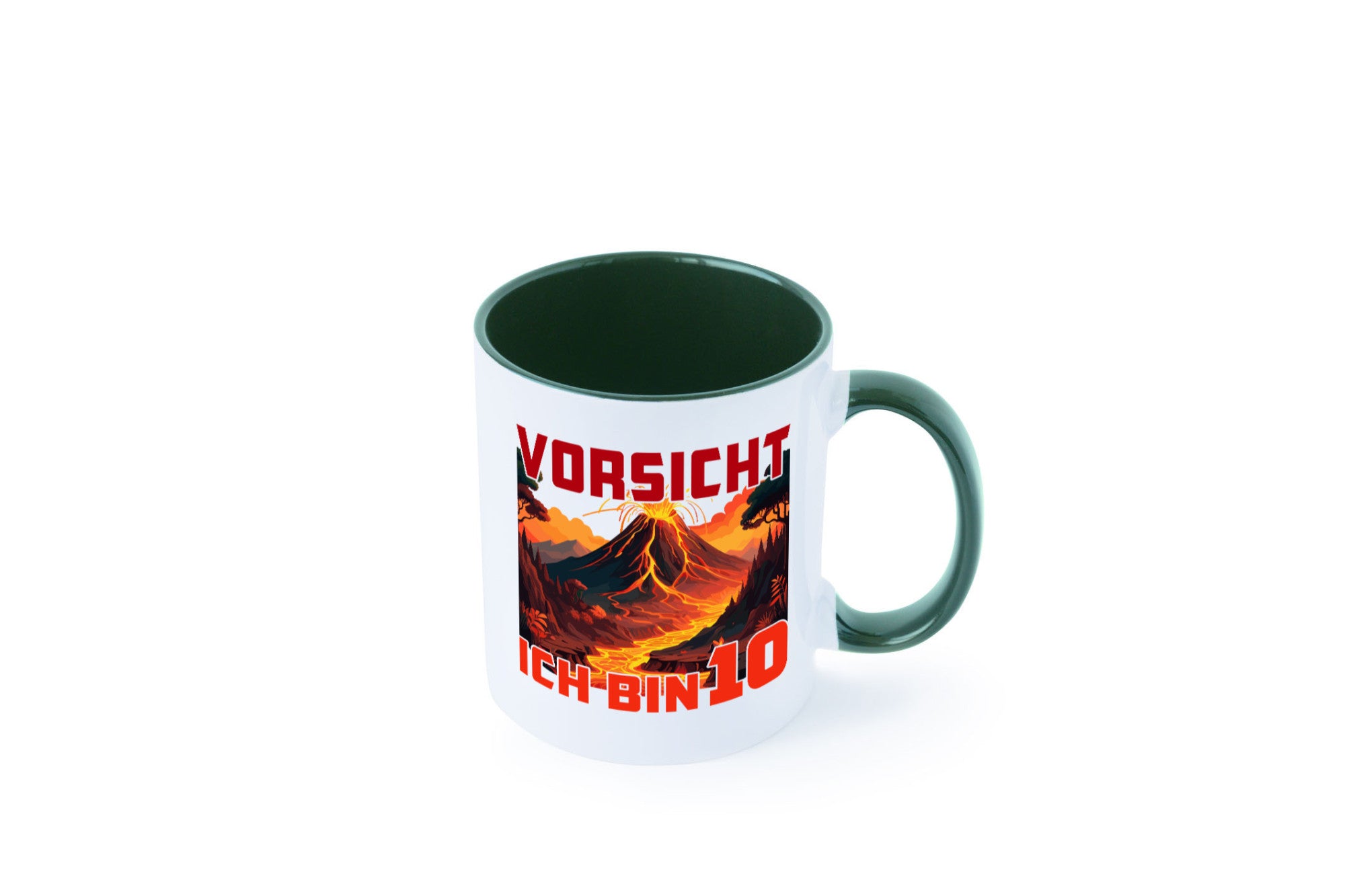 10. Geburtstag | 10 Jahre Vulkanausbruch Vulkan Humor Geschenkidee Tasse