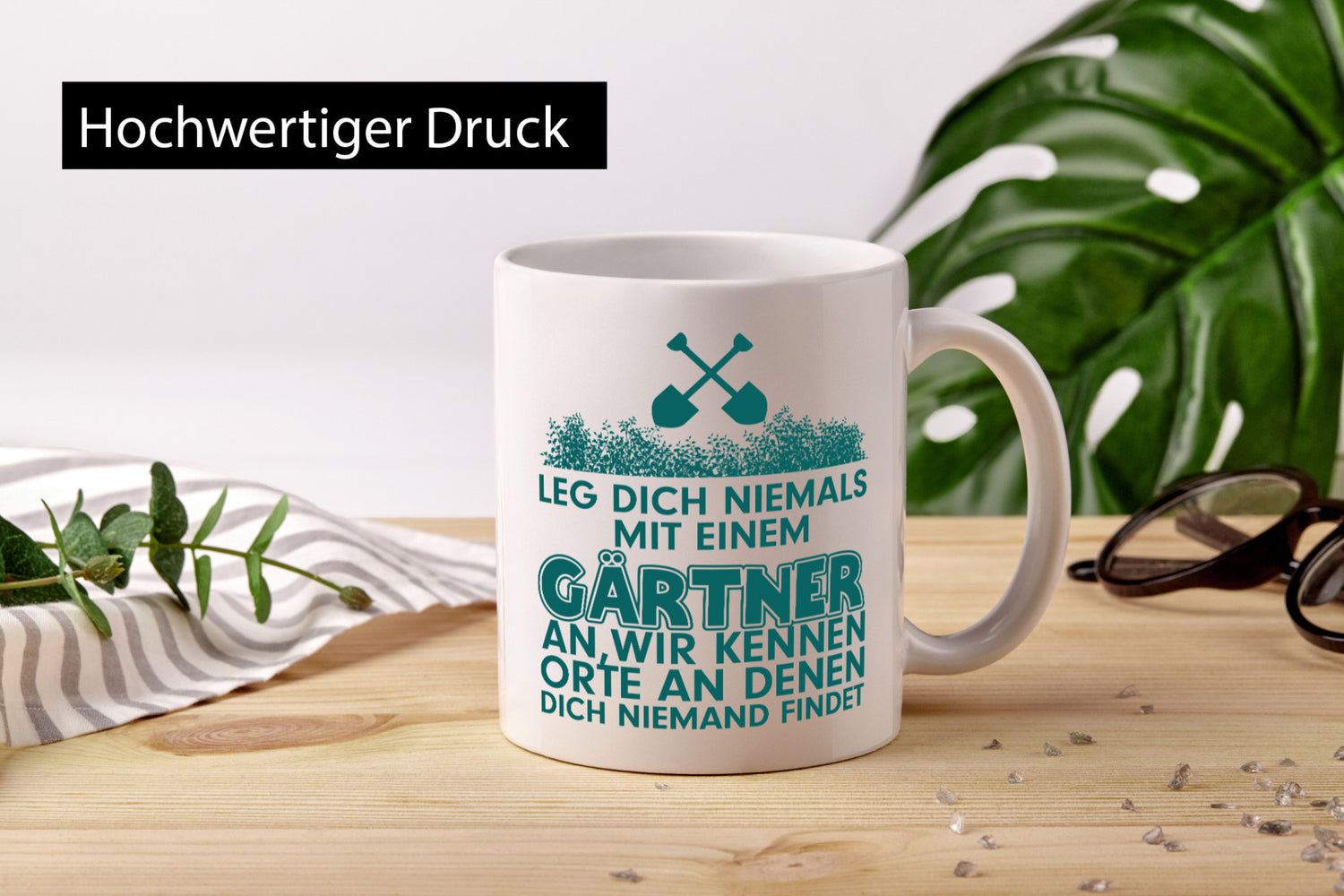 Gärtner Spruch | Statement Tasse Gartenarbeit Humor Geschenk Arbeit Kollegen