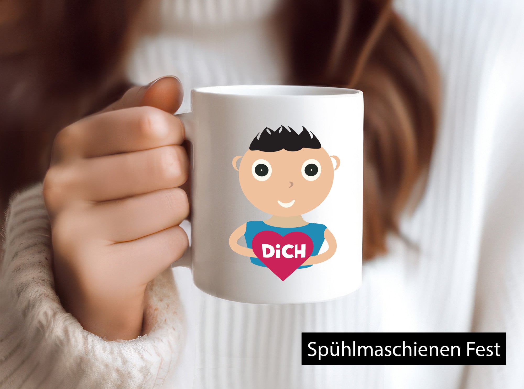 Liebe dich | Beziehung für immer zusammen Geschenkidee Humor Tasse