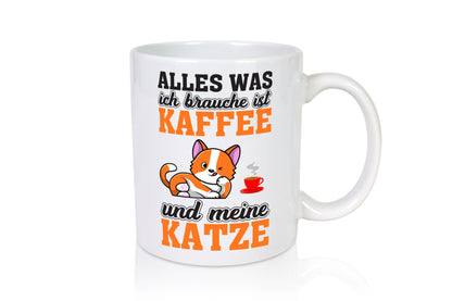 Coffee and My Cat | Cat Owner Mug Humour Gift Idea Animal Lover