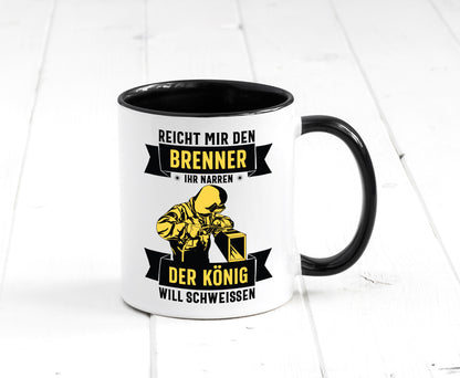 König will schweissen | Schweisser Sterne lustiger Spruch Geschenk Humor