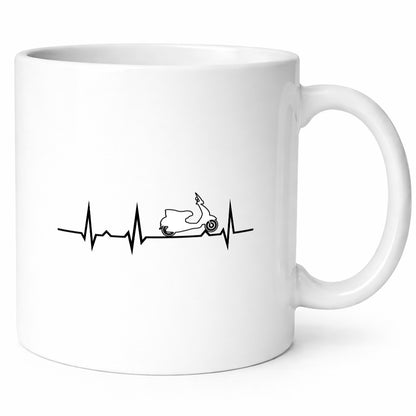 Moped Fahrer | Motiv Roller Mofa Motor-Fahrrad Humor Geschenkidee Tasse