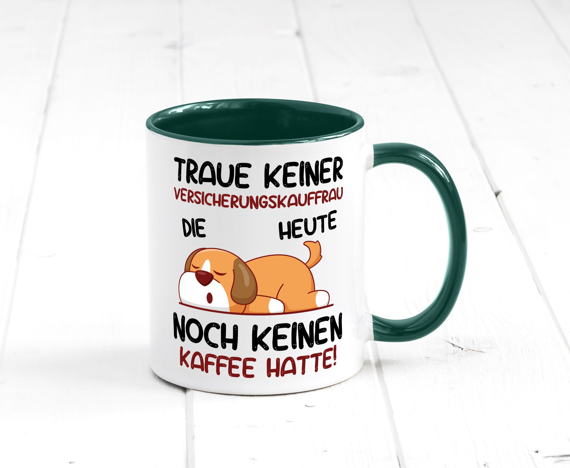 Traue keiner Versicherungskauffrau | Kauffrau Geschenk Humor Geschenkidee