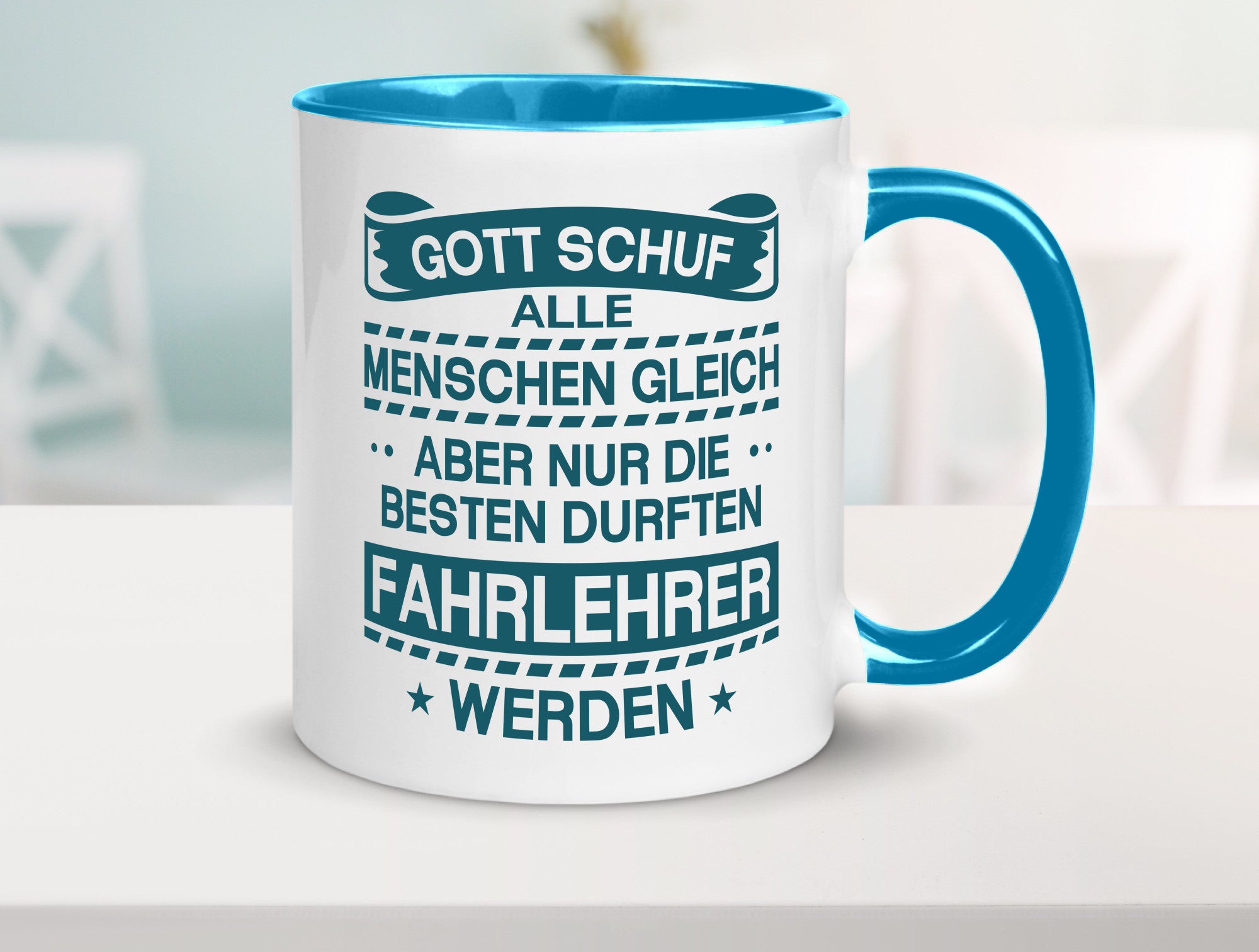 Alle Menschen gleich, die Besten sind Fahrlehrer | Sterne Humor Geschenkidee