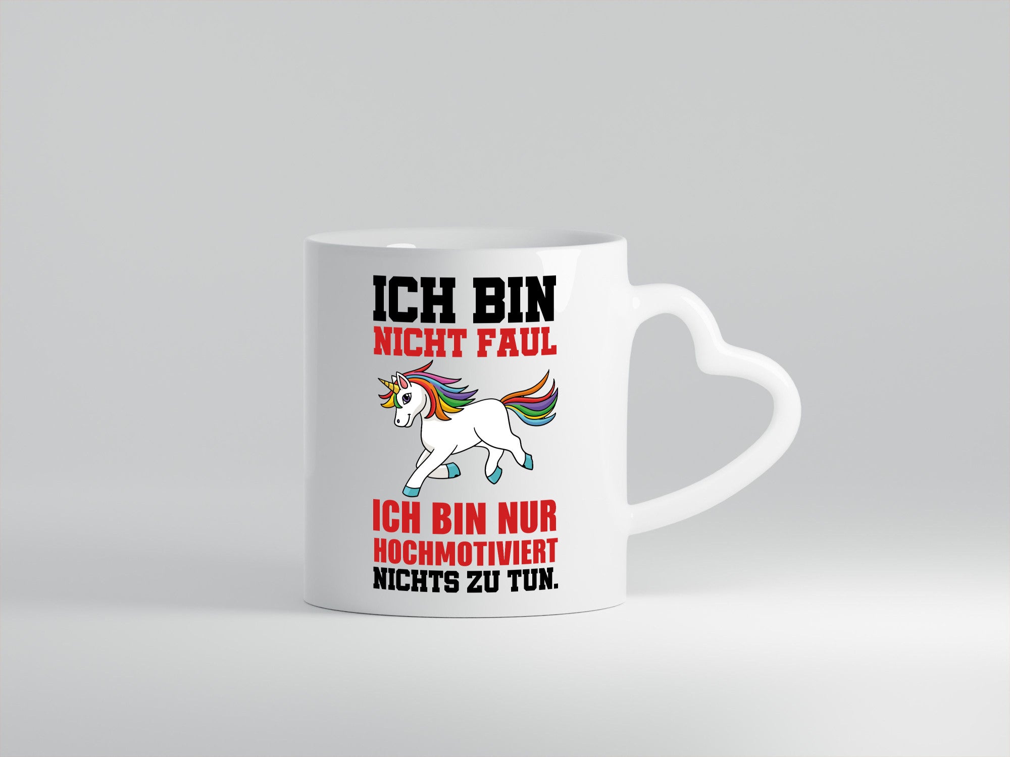 Ich bin nicht faul Einhorn Geschenkidee Humor Tasse