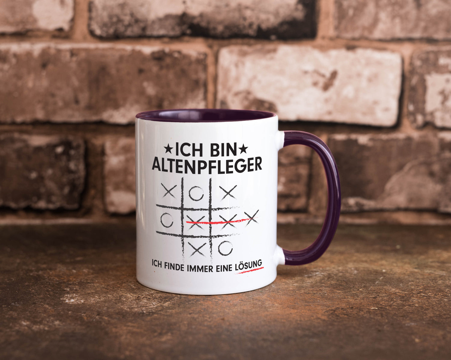 Lösung finden: Altenpfleger | Pflegepersonal v2 lustiger Spruch Geschenk Humor