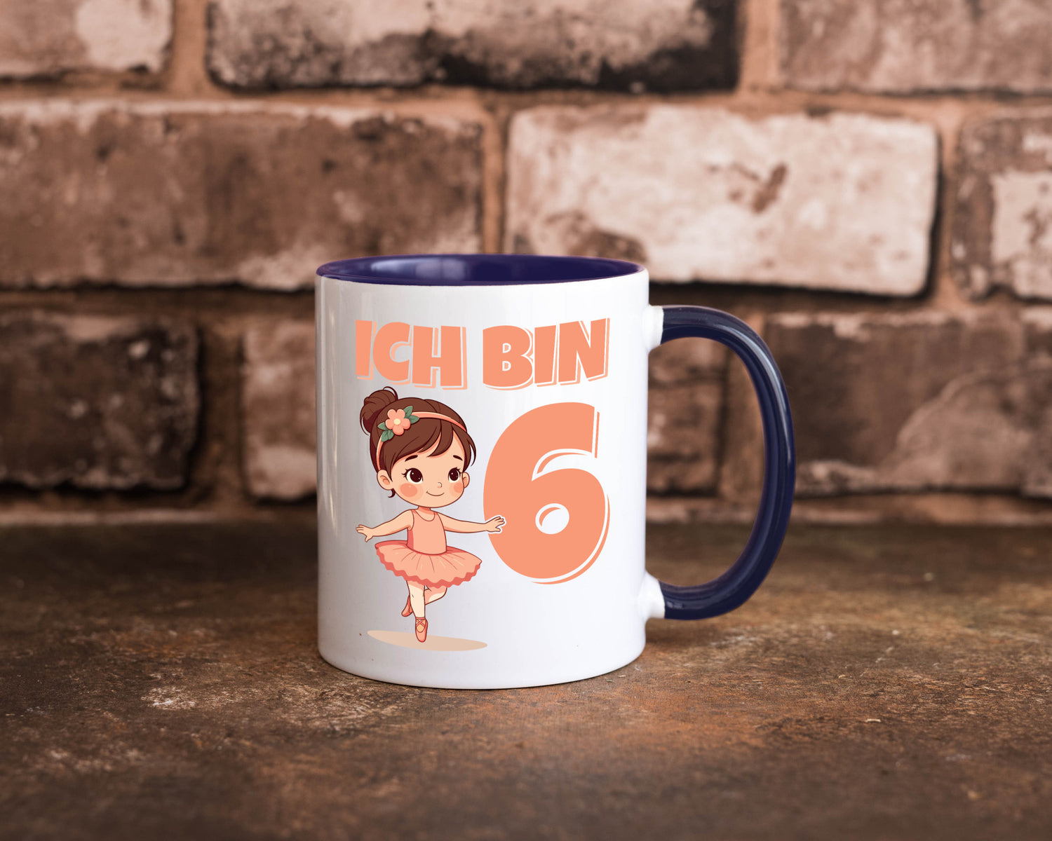 6 Geburtstag | Jahre Ballerina Mädchen Ballet lustig Geschenkidee Geschenk Tasse