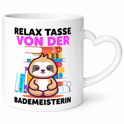 Relax Tasse: Bademeisterin | Schwimmmeisterin Humor Geschenkidee Tasse