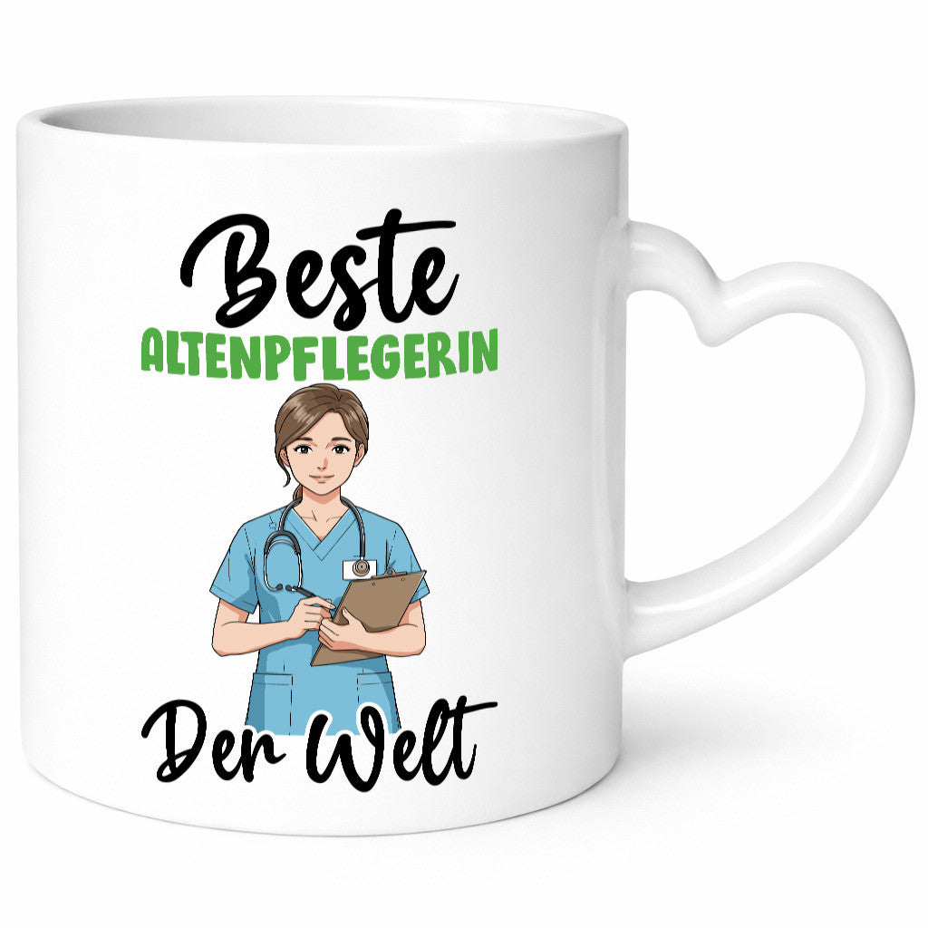 Bester Altenpflegerin | Pflegepersonal Pflege Geschenkidee Humor Tasse