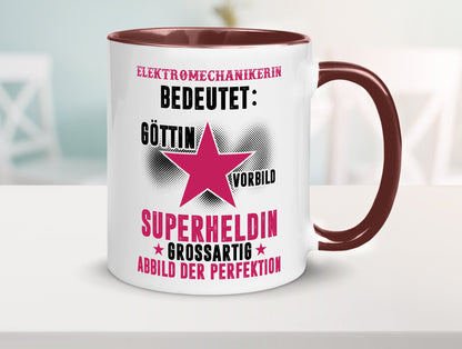 Bedeutung von Elektromechanikerin | Mechanikerin lustiger Spruch Geschenk Humor