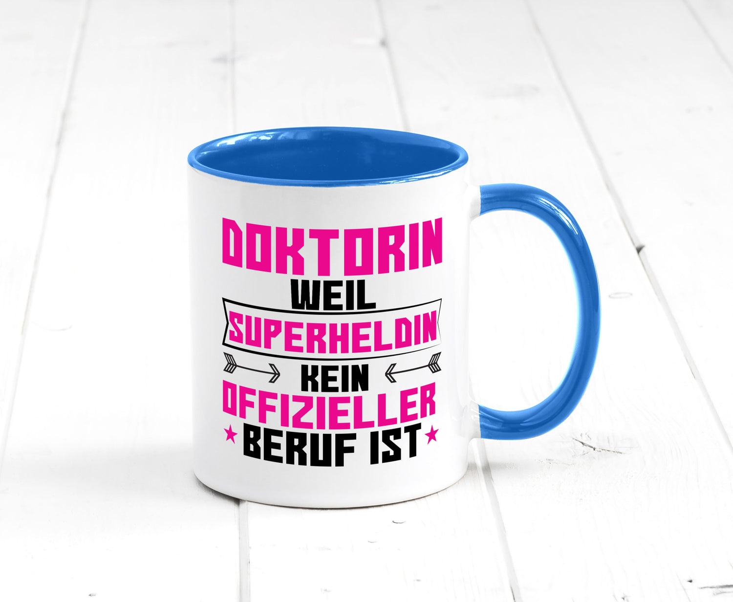 Superheldin Doktorin | Doktorand Doktortitel Geschenkidee Humor Tasse