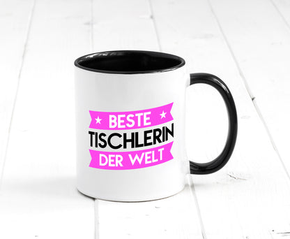 Beste Tischlerin | Tischlerei lustiger Spruch Geschenk Humor Geschenkidee Tasse