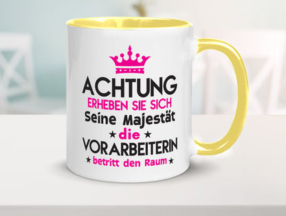 Seine Majestät Vorarbeiterin | Kollegin Teamleiter lustig Arbeit Kollegen Büro