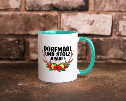Dorfmädel und stolz drauf | Dorfkind Dorf v2 Geschenkidee Humor Tasse
