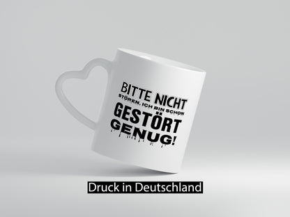 Ich bin schon gestört lustiger Spruch Geschenk Humor Geschenkidee Tasse