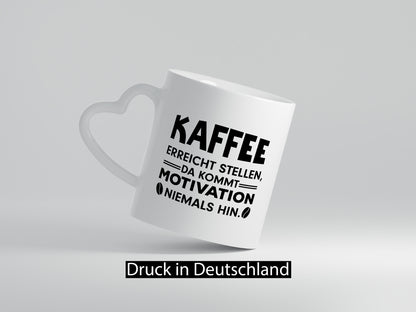 Kaffee Motivation | Büro Tasse Kaffeetrinker Humor Geschenkidee Arbeit Kollegen