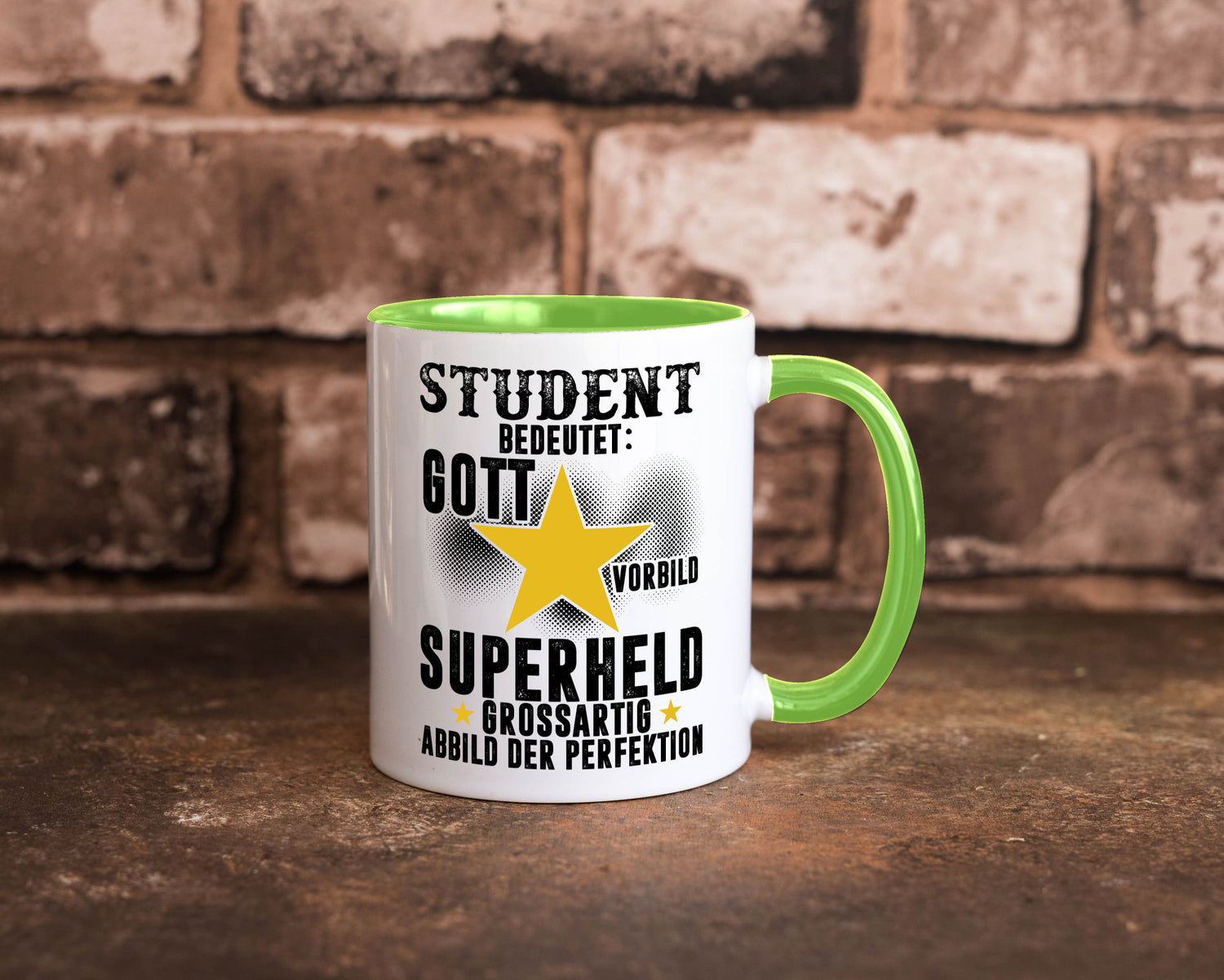 Bedeutung von Student | Universität Uni Studium Geschenkidee Humor Tasse