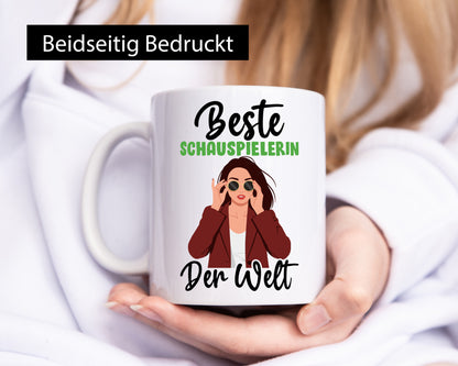 Beste Schauspielerin | Theater v2 lustiger Spruch Geschenk Humor Geschenkidee