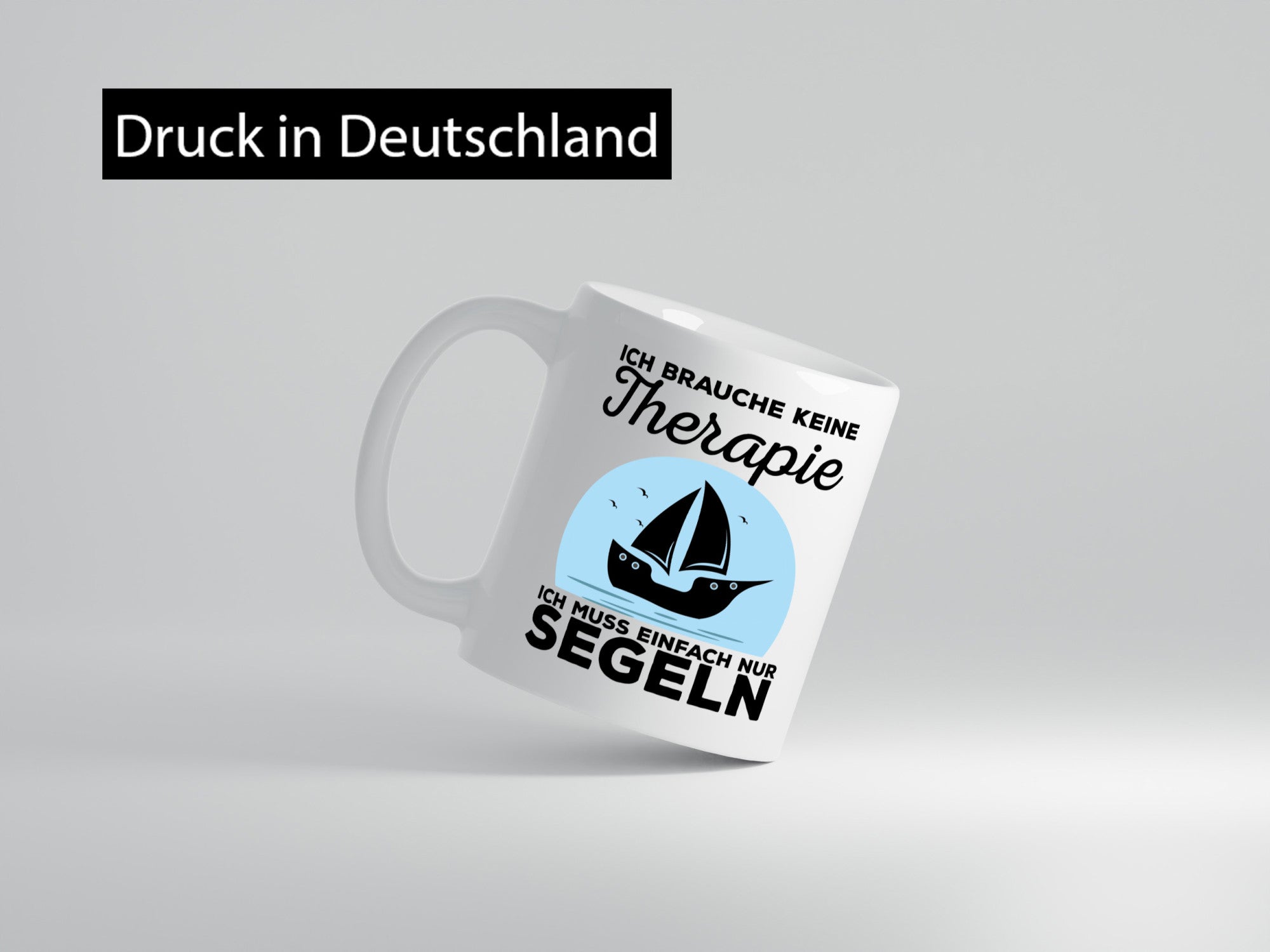 Einfach nur segeln | Segler Tasse Segelboot Therapie Geschenkidee Humor