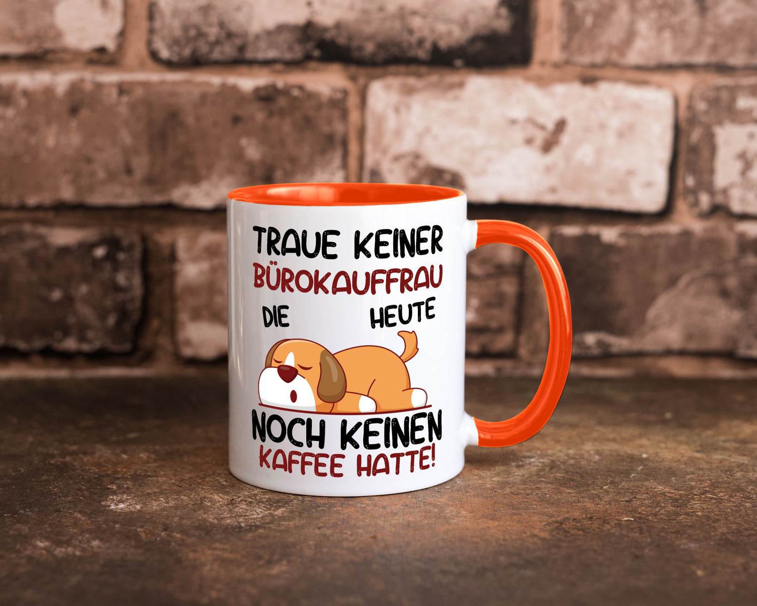 Traue keiner Bürokauffrau | Kauffrau lustig Arbeit Kollegen Büro Geschenk Tasse