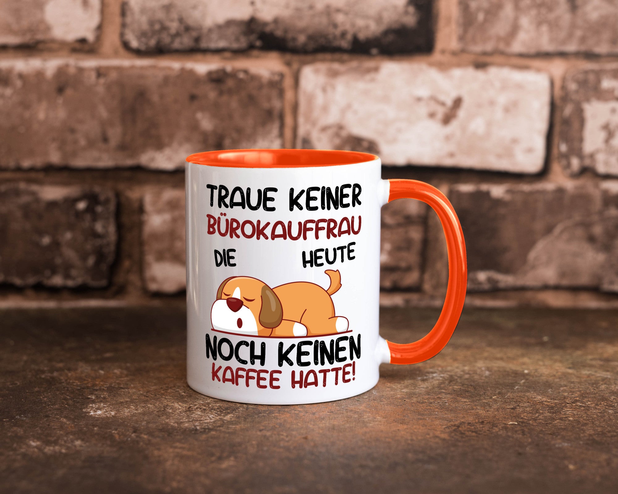 Traue keiner Bürokauffrau | Kauffrau lustig Arbeit Kollegen Büro Geschenk Tasse