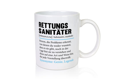 Rettungssanitäter | Beruf Sanitäter Spruch v2 lustig Arbeit Kollegen Büro