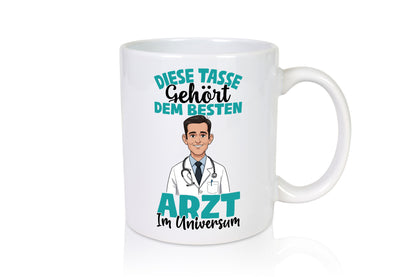 Im Universum: Arzt | Medizin Doktor Facharzt Humor Geschenkidee Tasse