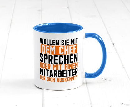 Wollen sie mit dem Chef Sprechen | Mitarbeiter Humor Arbeit Kollegen Büro