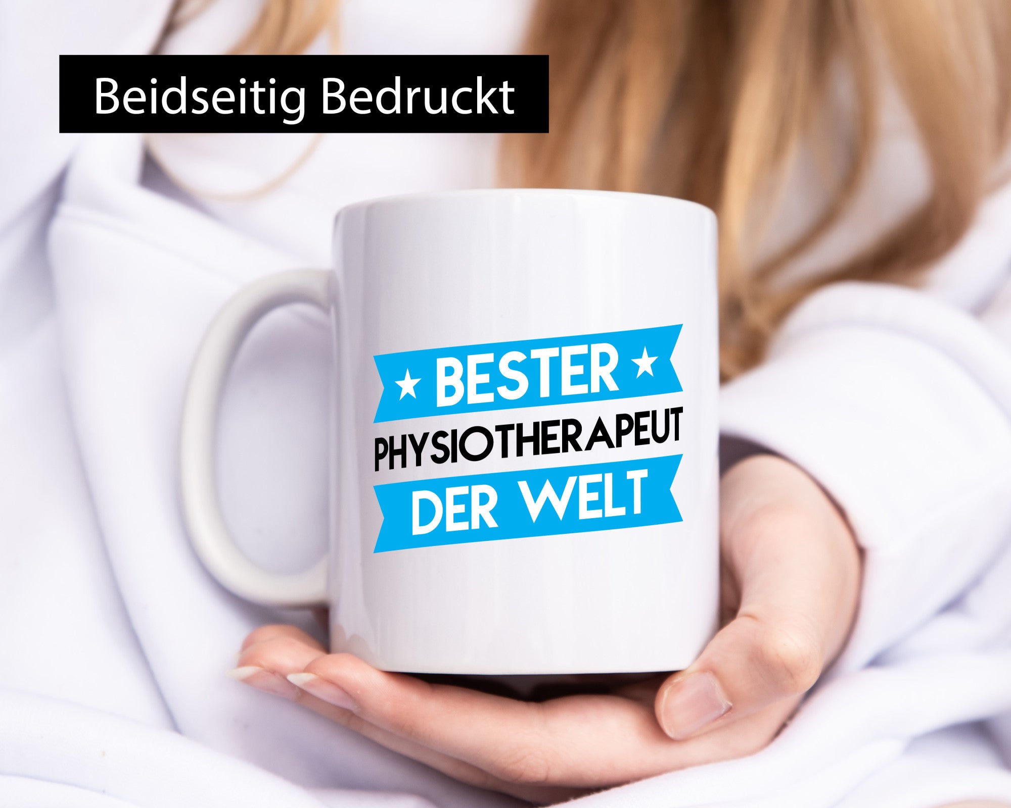 Bester Physiotherapeut v2 lustig Humor Geschenkidee Geschenk Tasse