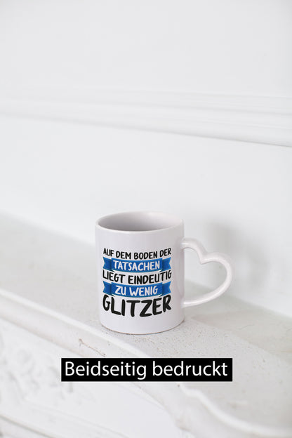 Auf den boden der Tatsachen | Glitzer komm mal runter lustiger Spruch Geschenk