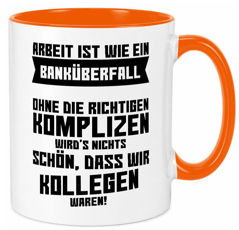 Arbeit | Kollegen Komplizen Jobwechsel Abschied Büro lustiger Spruch Geschenk