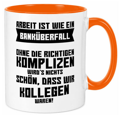Arbeit | Kollegen Komplizen Jobwechsel Abschied Büro lustiger Spruch Geschenk