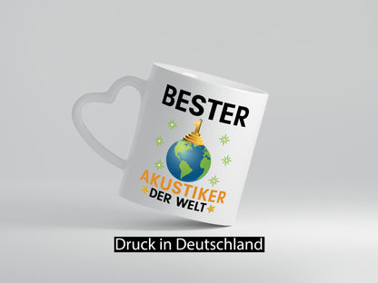 Welt Bester Akustiker | Akustik Hörgeräteakustik Geschenkidee Humor Tasse