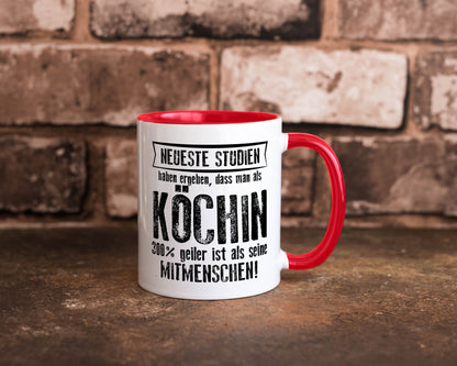 Neuste Studien: Köchin | Chefköchin Chefkoch Geschenk Arbeit Kollegen Büro
