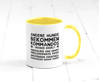 Hunde Training | Hundebesitzer Tasse Hundekommando lustig Tierliebhaber Humor