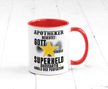 Bedeutung von Apotheker | Apotheke Pharmazie Humor Geschenkidee Tasse
