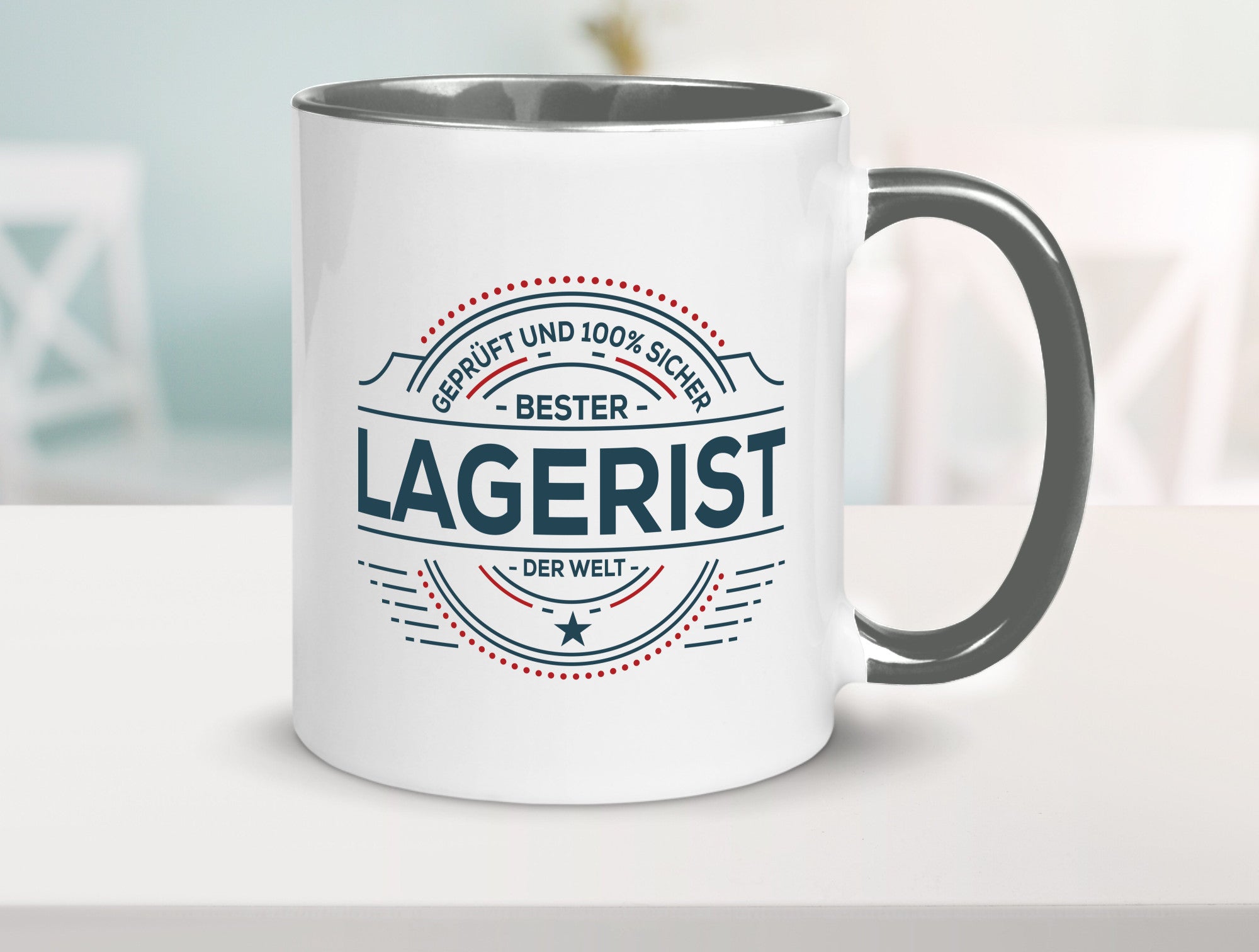 Geprüft und sicher: Lagerist | Lageristen Lager Arbeiter lustiger Spruch