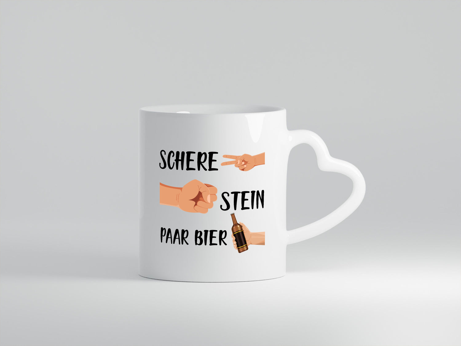 Schere Stein paar Bier | Biertrinker Party Pils lustig Humor Geschenkidee