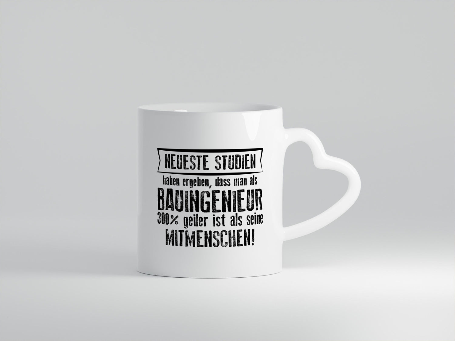 Neuste Studien: Bauingenieur | Ingenieur Geschenkidee Humor Tasse