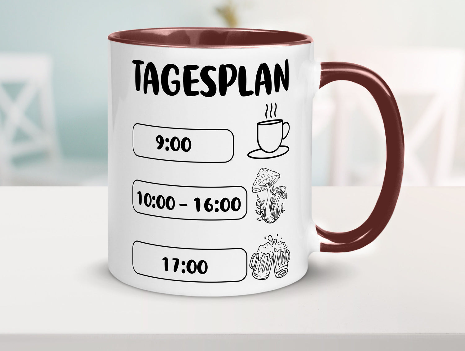 Tagesplan Pilzsammler | Pilze Wald v2 Geschenk Humor Geschenkidee lustiger
