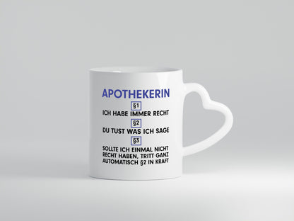 Ich habe immer Recht Apothekerin | Apotheke Pharmazie v2 lustiger Spruch