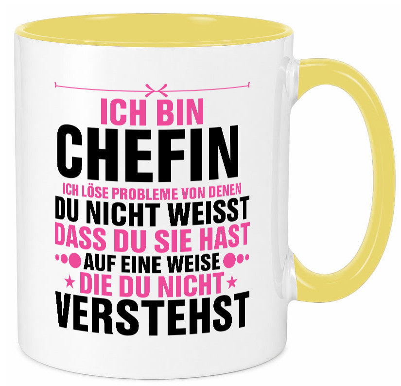 Löse Probleme: Chefin | Führungskraft Vorgesetzte lustiger Spruch Geschenk