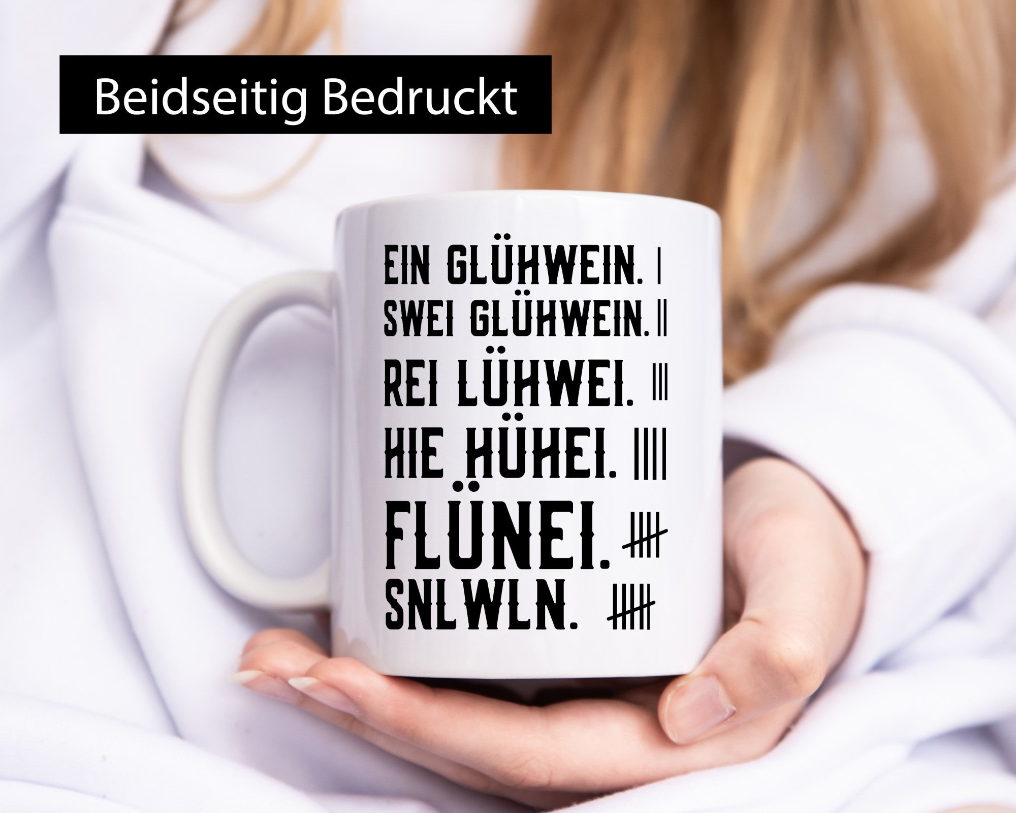 Ein Glühwein | Advent Weihnachtszeit Alkohol Party lustig Humor Geschenkidee