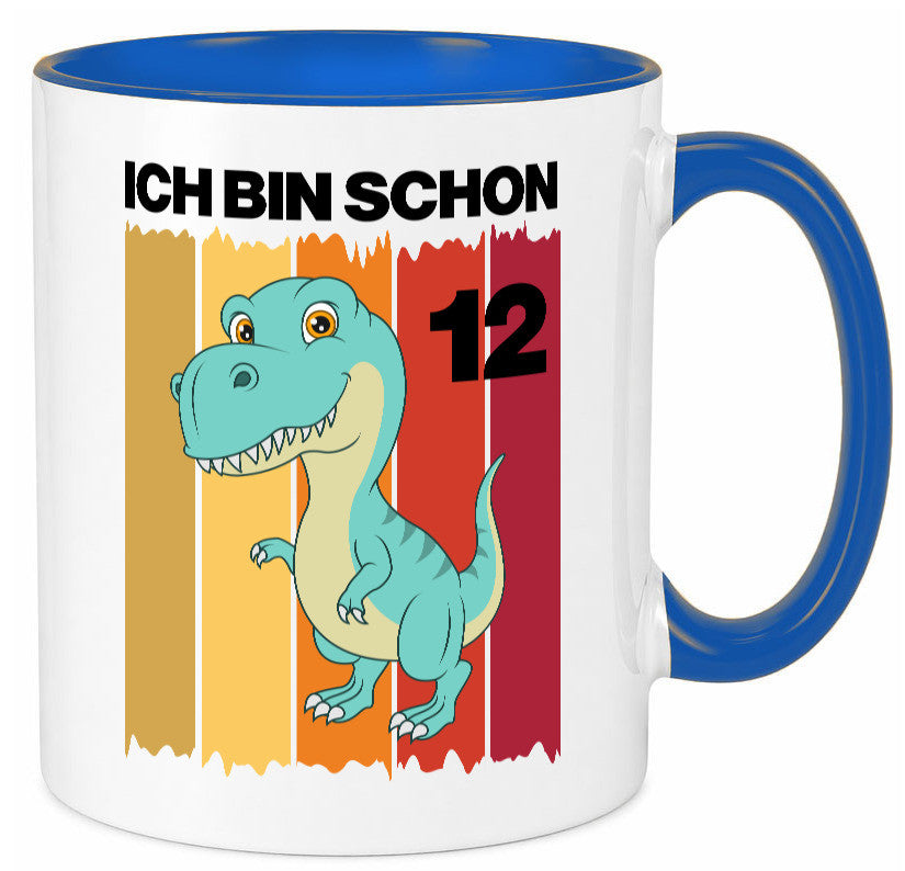 12. Geburtstag | 12 Jahre Dinosaurier lustiger Spruch Geschenk Geschenkidee