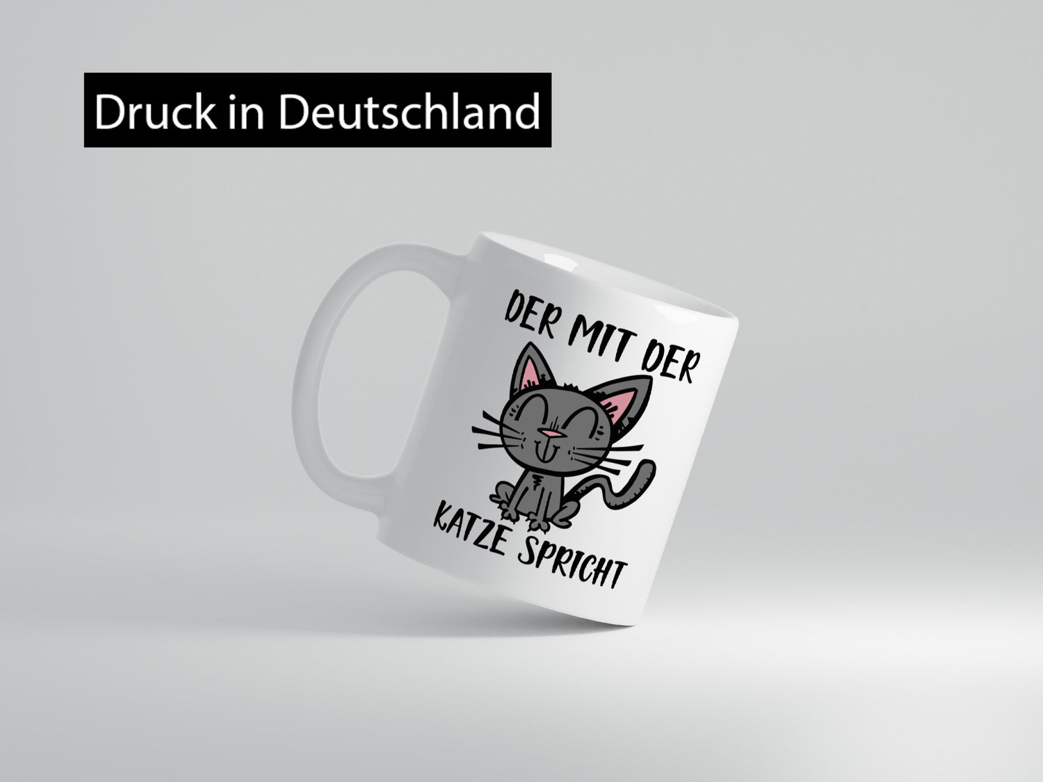 Der mit Katze spritz | Katzenliebhaber Tierfreund Humor Tierliebhaber