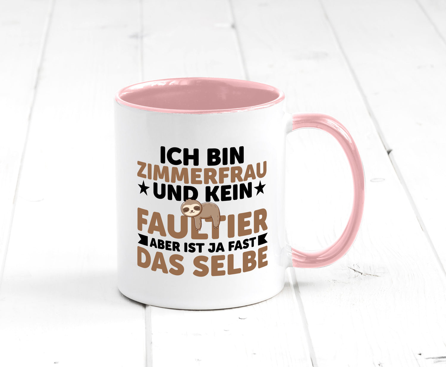 Ich bin kein Faultier: Zimmerfrau| Holzbau | Handwerkerin v2 Geschenk