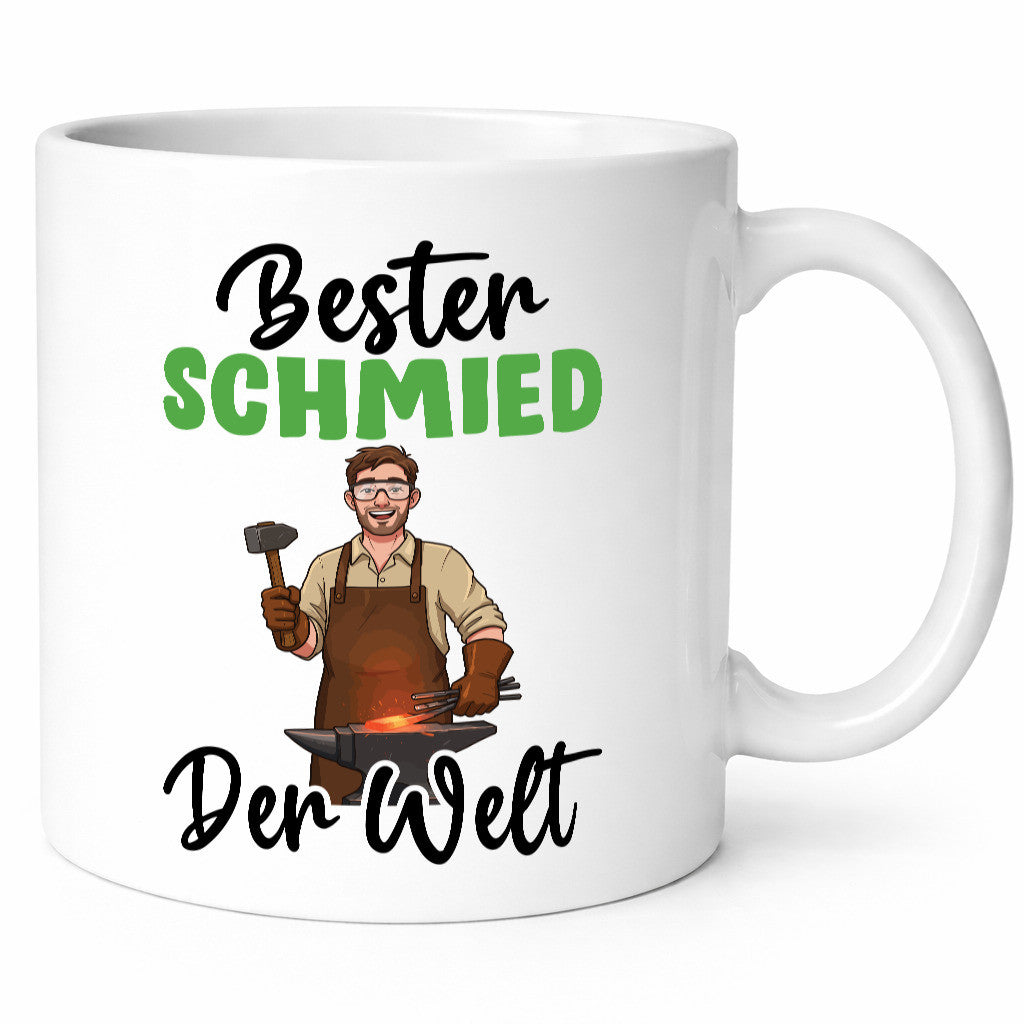 Bester Schmied | schmieden v2 Geschenkidee Humor Tasse