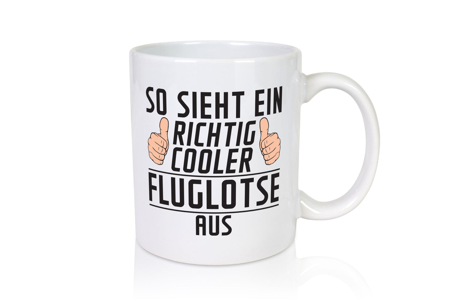 Richtig Cooler Fluglotse | Flugverkehr Flughafen Humor Geschenkidee Tasse