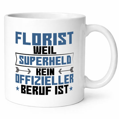 Superheldin Florist | Blumen Verkäufer lustiger Spruch Geschenk Humor