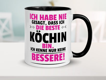 Die Beste Köchin | Chefköchin Chefkoch lustig Arbeit Kollegen Büro Geschenk Tasse
